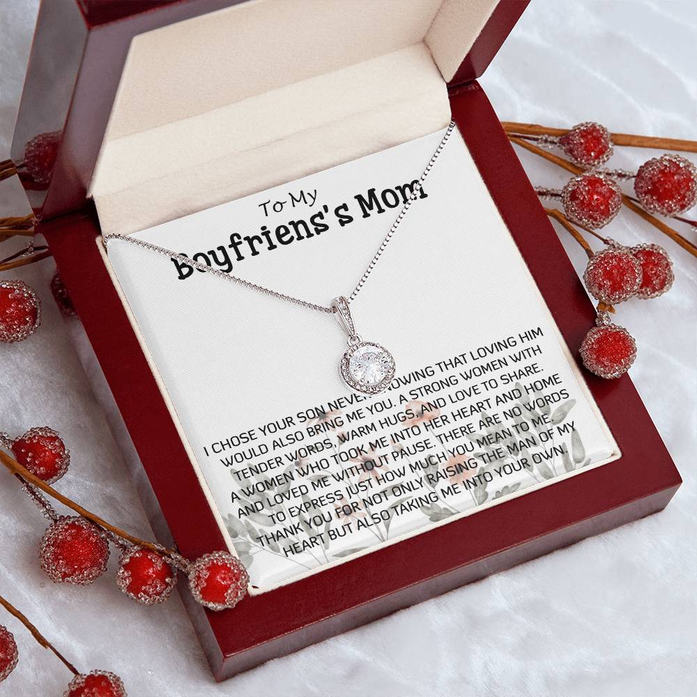 Mother-In-Law Necklace, Gift To My Boyfriend's Mom Necklace, Gift For Future Mother-In-Law Mother's Day Eternal Hope Necklace