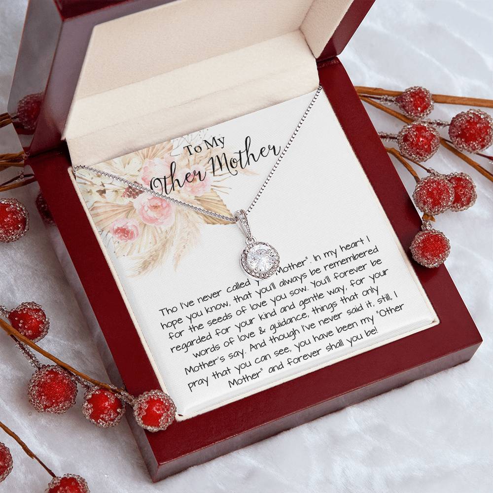 Bonus Mom Necklace, To My Other Mother Necklace, Gift For Second Mom, Mother-In-Law, Bonus Mom Mother's Day Eternal Hope Necklace