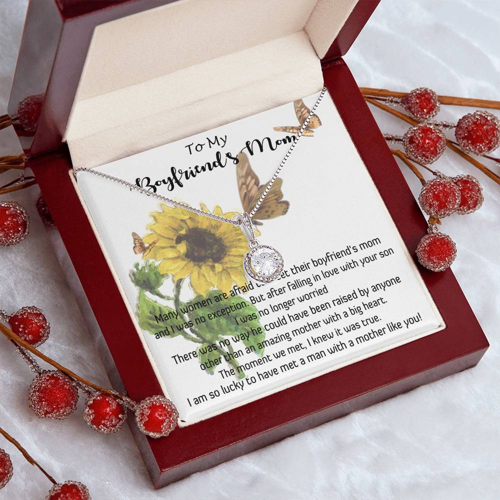 Mom Necklace, Mother-In-Law Necklace, Gift To My Boyfriend's Mom Necklace, Mother's Day Gift Mother's Day Eternal Hope Necklace