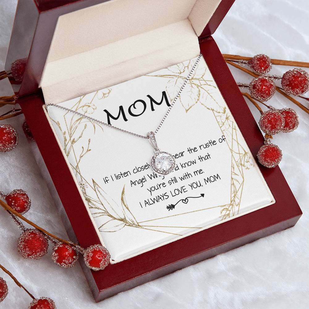 Mom Necklace - Love You Always And Forever Mother's Day Gift Mother's Day Eternal Hope Necklace