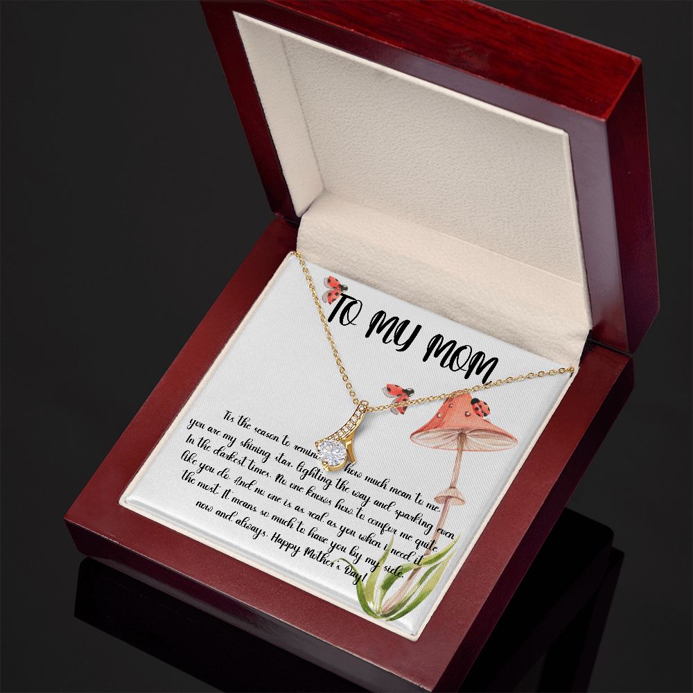 Mom Necklace, Gift Necklace For Mom Always Love You, Mother Necklace, Mother's Day Alluring Beautiful Necklace