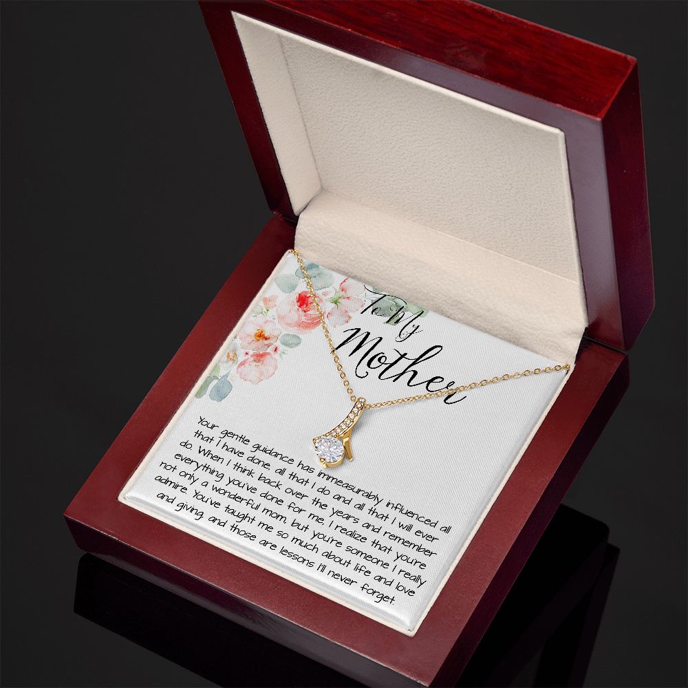 To Mom - Gentle Guidance, Mother's Day Alluring Beautiful Necklace
