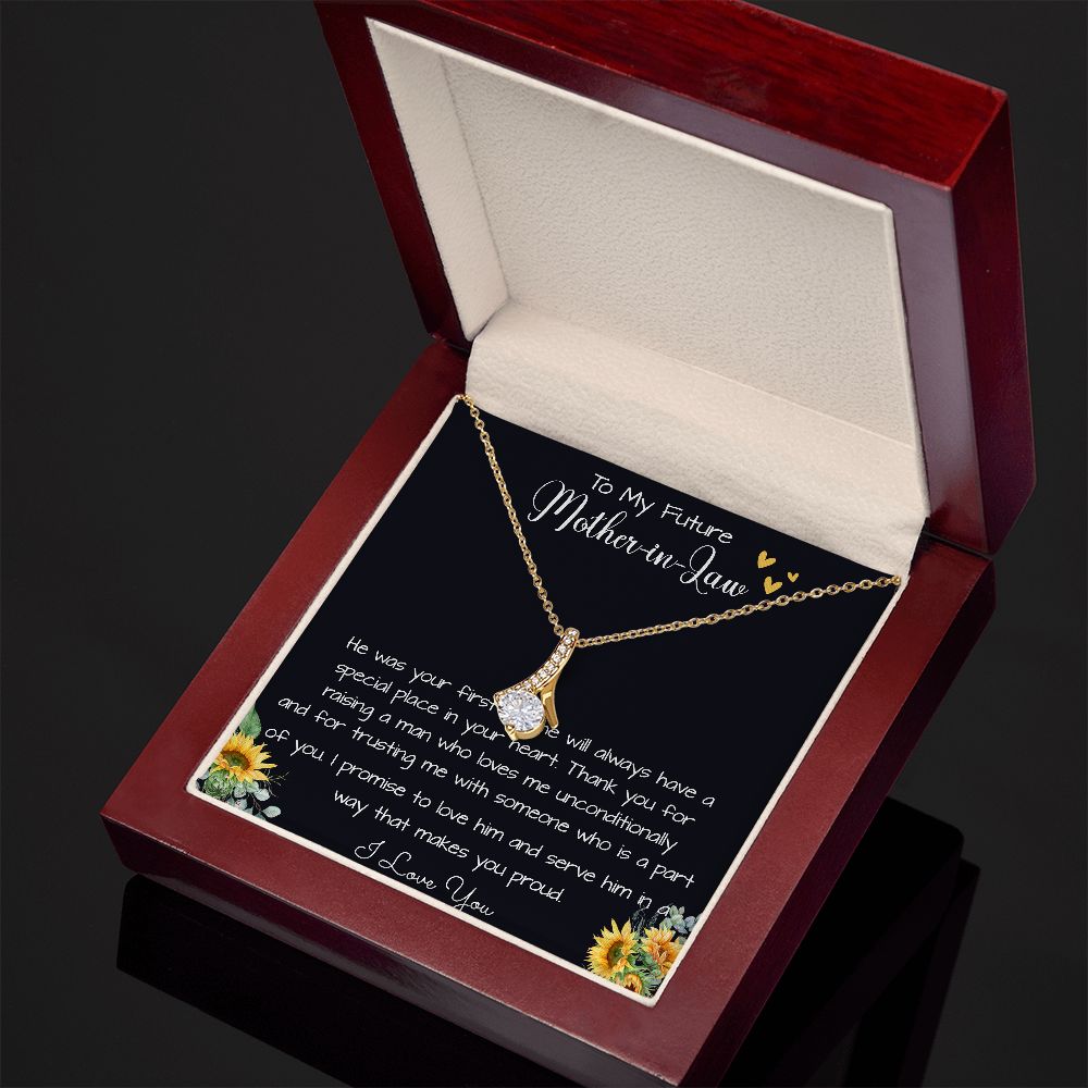 To My Future Mother In Law, Wedding For Her Mother's Gift Necklace, Mother's Day Alluring Beautiful Necklace