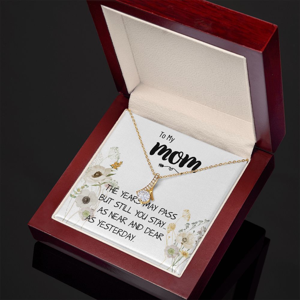 Mom Necklace Gift - Love You Always And Forever - Mother's Day Gift Mother's Day Alluring Beautiful Necklace