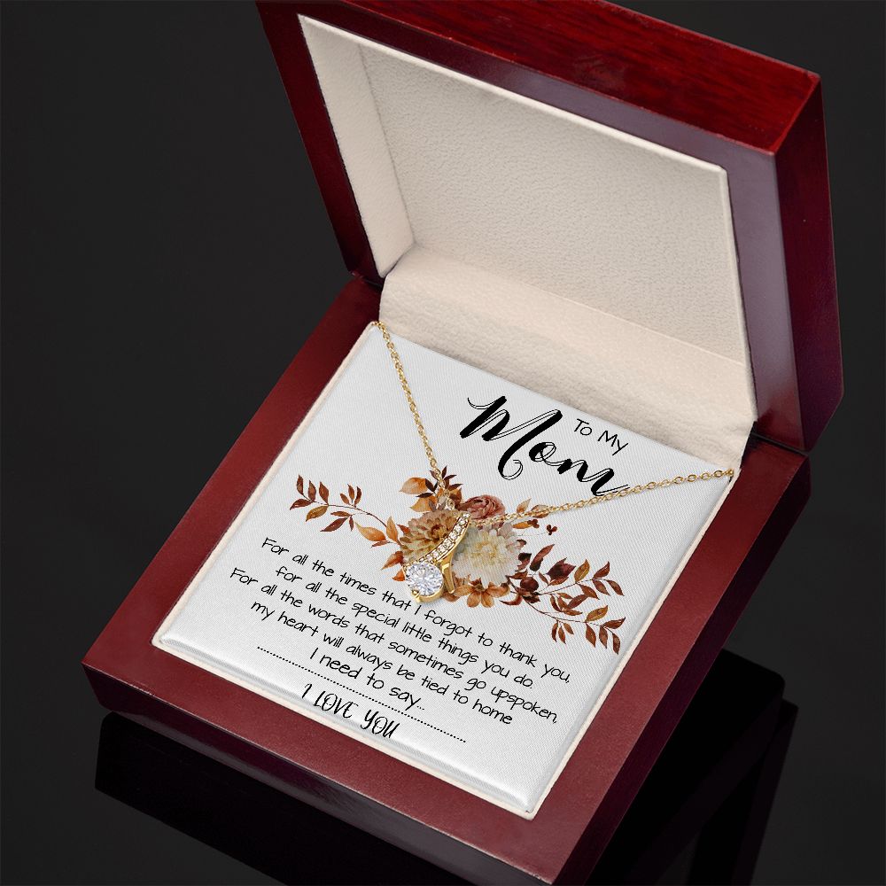 Mom Necklace, Mom Gift From Daughter, Mother Day Necklace Meaningful For Mom Christmas Gift For Mom Necklace, Mother's Day Alluring Beautiful Necklace