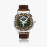 Scottish Fergusson Celtic Circle Large Silver Automatic Watch Size 46mm
