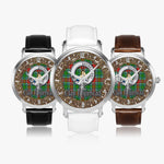 Scottish Muirhead Celtic Circle Silver Automatic Watch Size 46mm