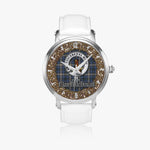 Scottish MacDowall Celtic Circle Silver Automatic Watch Size 46mm