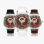 Scottish Cumming Celtic Circle Silver Automatic Watch Size 46mm
