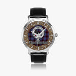 Scottish Rutherford Celtic Circle Silver Automatic Watch Size 46mm