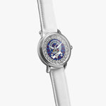 Eliot Scottish Clan Tartan Crest Badge Silver Automatic Watch Size 46mm