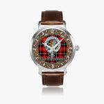 Scottish Marjoribanks Celtic Circle Silver Automatic Watch Size 46mm
