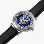 Macneil Scottish Clan Tartan Crest Badge Silver Automatic Watch Size 46mm