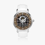 Scottish Moffat Celtic Circle Silver Automatic Watch Size 46mm
