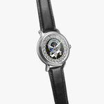 Hall Scottish Clan Tartan Crest Badge Silver Automatic Watch Size 46mm