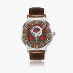 Scottish Dalziel Celtic Circle Silver Automatic Watch Size 46mm