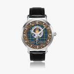 Scottish Lamont Celtic Circle Silver Automatic Watch Size 46mm
