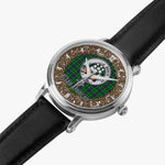Scottish Duncan Celtic Circle Silver Automatic Watch Size 46mm