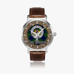 Scottish Johnstone Celtic Circle Silver Automatic Watch Size 46mm