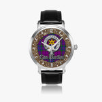 Scottish Wardlaw Celtic Ring Silver Automatic Watch Size 46mm