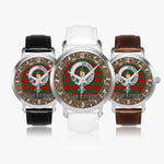 Scottish Erskine Celtic Circle Silver Automatic Watch Size 46mm