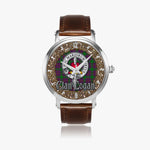 Scottish Logan Celtic Circle Silver Automatic Watch Size 46mm
