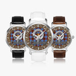 Scottish Spens Celtic Ring Silver Automatic Watch Size 46mm