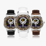Scottish Chalmers Celtic Circle Silver Automatic Watch Size 46mm