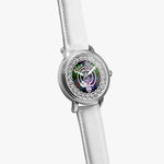 Scottish Blair Clan Tartan Badge Silver Automatic Watch Size 46mm