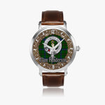 Scottish Henderson Celtic Circle Silver Automatic Watch Size 46mm