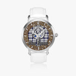 Scottish Hannay Celtic CIrcle Silver Automatic Watch Size 46mm