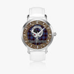 Scottish Rutherford Celtic Circle Silver Automatic Watch Size 46mm