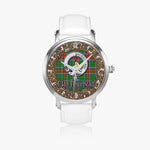 Scottish Muirhead Celtic Circle Silver Automatic Watch Size 46mm