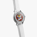 Kerr Scottish Clan Tartan Crest Badge Silver Automatic Watch Size 46mm