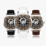 Scottish Moffat Celtic Circle Silver Automatic Watch Size 46mm