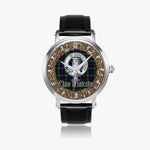 Scottish Malcolm Celtic Circle Silver Automatic Watch Size 46mm