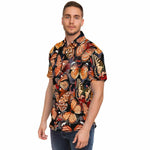 Men Hawaiian Shirt Butterflies Hawaiian Men Short Sleeve Shirt