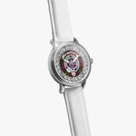 Bradley Scottish Clan Tartan Crest Badge Silver Automatic Watch Size 46mm
