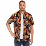 Men Hawaiian Shirt Butterflies Hawaiian Men Short Sleeve Shirt