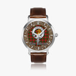 Scottish Fullerton Celtic Circle Silver Automatic Watch Size 46mm