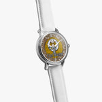 Scottish Houston Celtic Circle Silver Automatic Watch Size 46mm