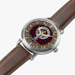 Scottish Broun Celtic Circle Silver Automatic Watch Size 46mm