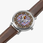Scottish Boswell Celtic Circle Silver Automatic Watch Size 46mm