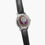 Scottish Montgomery Celtic Circle Silver Automatic Watch Size 46mm