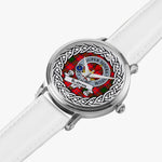 Rattray Scottish Clan Tartan Crest Badge Silver Automatic Watch Size 46mm