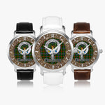 Scottish Bisset Celtic Circle Silver Automatic Watch Size 46mm