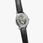Scottish Craig Clan Tartan Crest Badge Silver Automatic Watch Size 46mm