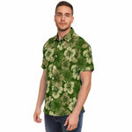 Men Hawaiian Shirt Epic Hibiscus Hawaiian Floral Aloha Camo Hawaiian Men Short Sleeve Shirt