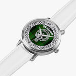 Scottish Wilson surname last name tartan crest Silver Automatic Watch Size 46mm