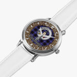 Scottish Dunlop Celtic Circle Silver Automatic Watch Size 46mm